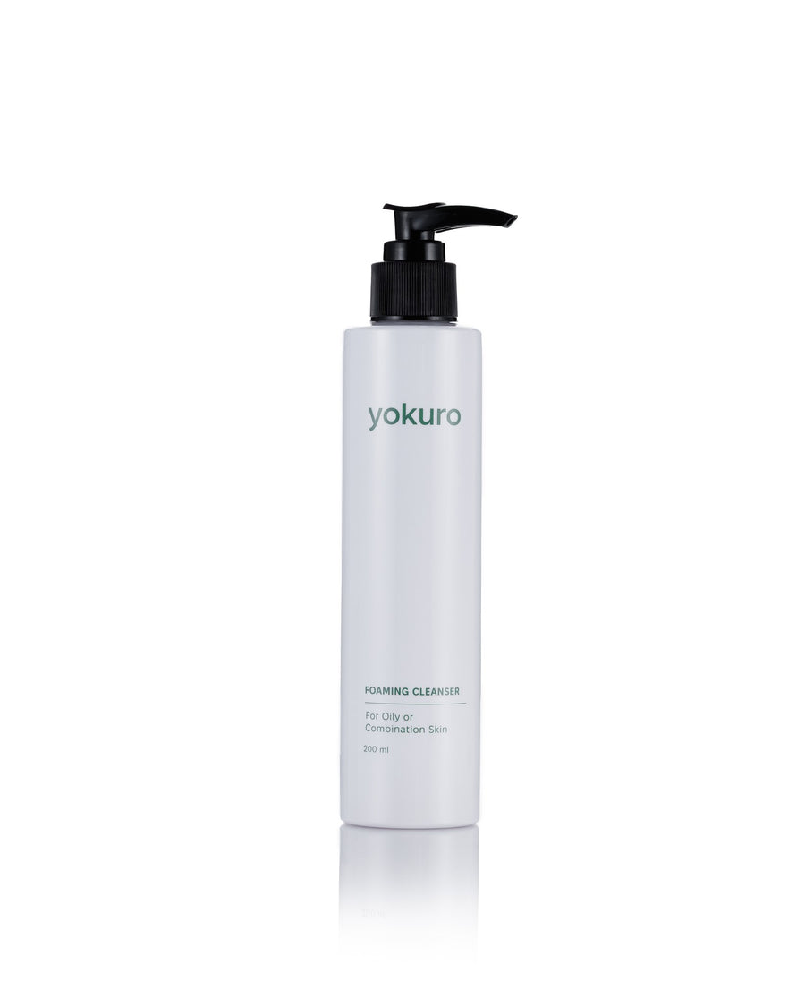 200ml bottle of Yokuro Skincare's Foaming Cleanser